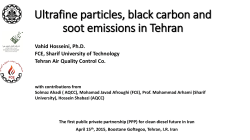 Ultrafine particles, black carbon and soot emissions in Tehran