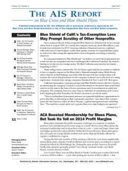 Read a sample issue of The AIS Report on Blue