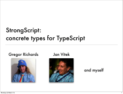 StrongScript: concrete types for TypeScript