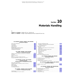 Material Handling - Akademik Web SayfalarÄ±
