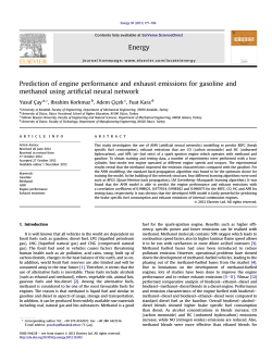 Prediction of engine performance and exhaust emissions for