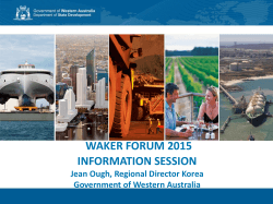 WAKER Info Session - Australia Korea Business Council of WA