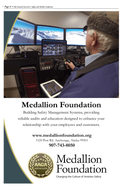 Medallion Foundation - Alaska Governor`s Safety & Health