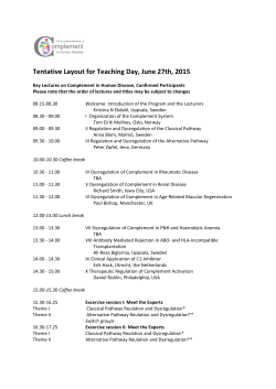 Teaching day confirmed participants