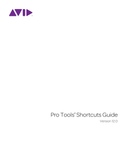 Pro Tools Shortcuts Guide - akmedia.[bleep]digidesign.