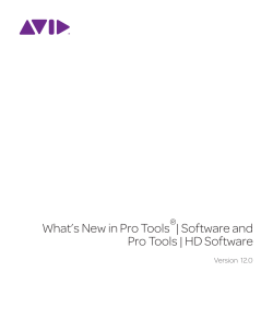 What`s New in Pro Tools 12.0