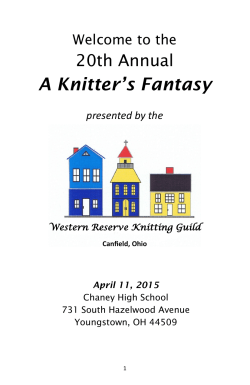 A Knitter`s Fantasy presented by the