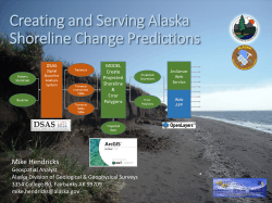 Creating and Serving Alaska Shoreline Change Predictions
