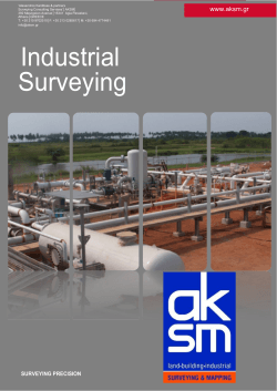 Industrial Surveying - AKSM | Surveying & Mapping