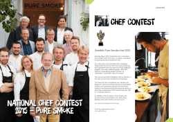 Chef Contest national Chef Contest 2015 â Pure smoke