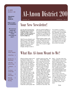 District-200-March-Newsletter - Miami Dade Al-Anon