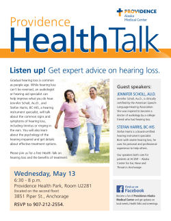 Listen up! - Providence Health & Services