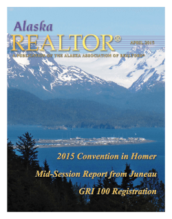 2015 April Alaska REALTORÂ® Magazine
