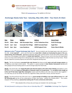 Tour PDF - Alaska Solar Tour