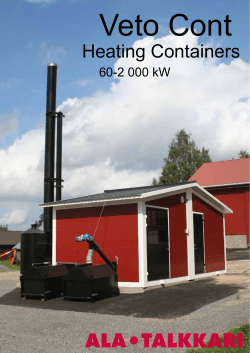 Heating Containers - Veljekset Ala