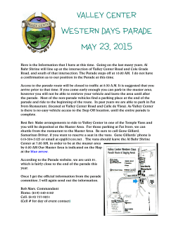 valley center western days parade may 23, 2015