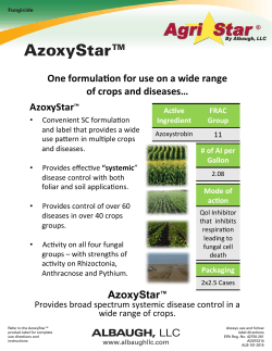 AzoxyStarâ¢ - Albaugh, LLC