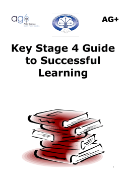 Key Stage 4 Guide to Successful Learning