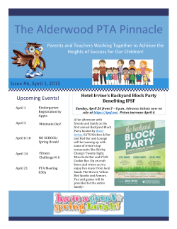 The Alderwood PTA Pinnacle