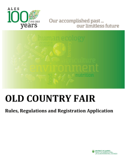 OLD COUNTRY FAIR - ALES 100