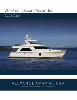 2009 68` Ocean Alexander Costa Brava