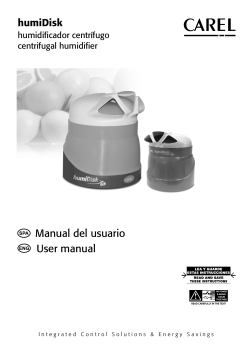 Manual del usuario User manual
