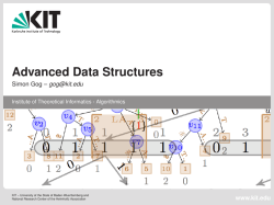 Advanced Data Structures