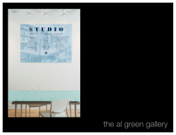 Studio 2009 Catalogue - Al Green Sculpture Studio School