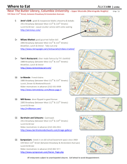 Where to Eat - Alice in a World of Wonderlands