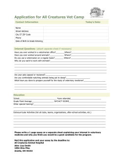 print the application - All Creatures Animal Hospital