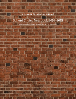 School Choice Yearbook 2014â2015