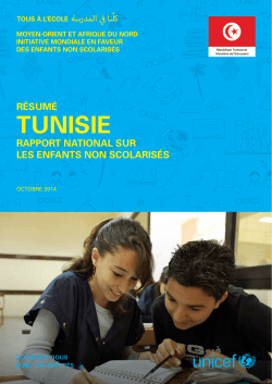 rÃ©sumÃ© tunisie rapport national sur les enfants non