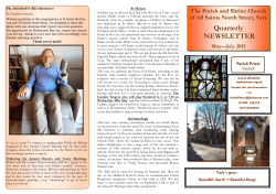 May15 Newsletter Final - All Saints, North Street