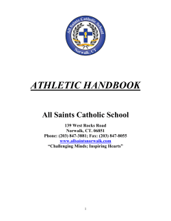 Sports Policy Diocese of Bridgeport 2015
