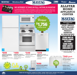 DAY Sale - All Star Appliance