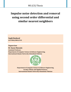 Impulse noise detection and removal using
