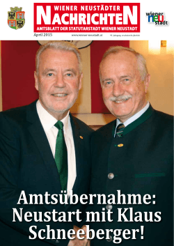 PDF-Download - Wiener NeustÃ¤dter Nachrichten