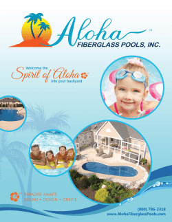 Cover - Aloha Fiberglass Pools