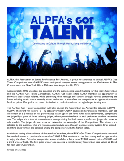 ALPFA`s Got Talent 2014
