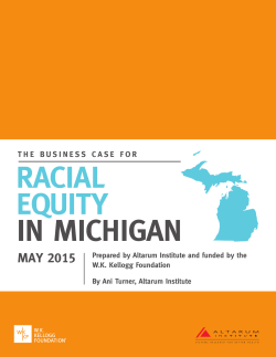The Business Case for Racial Equity in Michigan