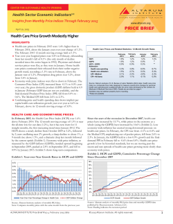 April 2015 Price Brief (in PDF)