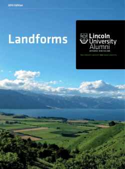 Landforms - Alumni - Lincoln University