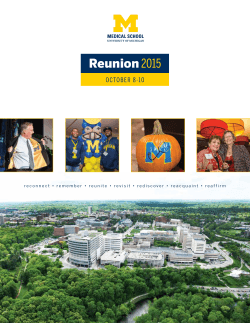 Reunion Brochure - Alumni