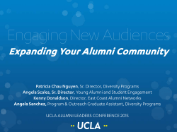 Engaging New Audiences - UCLA Alumni Association