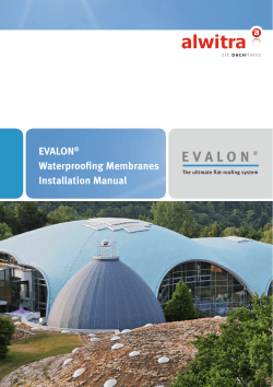 EVALONÂ® Installation Manual