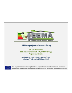 LEEMA project â Success Story