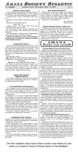 05-14-2015 - Amana Colonies Today