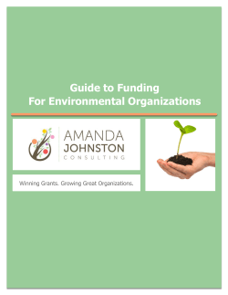 View a Sample From one of our Funding Guides