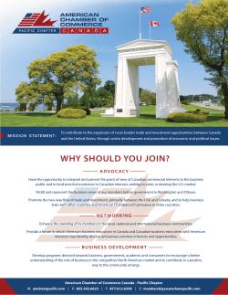 WHY SHOULD YOU JOIN? - The American Chamber of Commerce