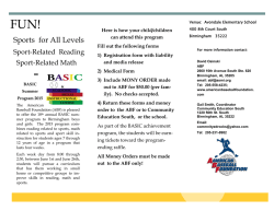Sports for All Levels - American Baseball Foundation